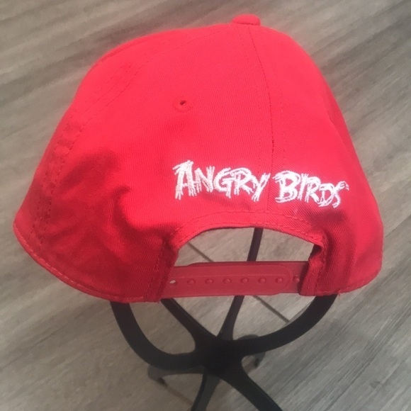 Angry Birds Rovio Entertainment Retro 2005-2013 Red Embroidered Adjustable Cap - Picture 4 of 10